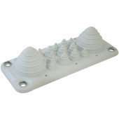 Uvodnica za dovod 14 kom. kabla v razdelilno omaro, guma 222x92mm