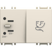 Vtičnica za brivnik 2.5A 230V~/15A 110V~ 3M IW
