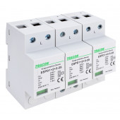 AC prenapet. odvodnik tipa T1+T2+T3, vgrajen zaščit. element Uc:275V; Iimp:25kA; In:25kA; Uoc:20kV; Up:1,3kV; 3P