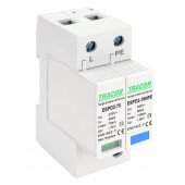 AC prenapet. odvodnik tipa T2, zamenljiv zaščit. element Uc:275/255V; In:40kA; Imax:70kA; Up:1,7/1,5kV; 1+1P