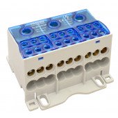 Odcepna vrstna sponka za glavni vod, odpiralna 3×1×50(35)mm2 / 3×6×16(10)mm2, 690VAC, 175 A