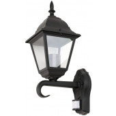 Zunanja stenska svetilka s senzorjem gibanja, oblika L, stoječa 230VAC, 50Hz, E27, max.60W, IP54