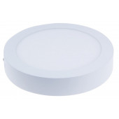 Nadometna LED svetilka, okrogla, bela, downlight 85-265 VAC; 18 W; 1200 lm; D = 220 mm, 2700 K; IP40, EEI=G