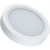 Nadometni LED panel, okrogli, beli, s čipom SAMSUNG 230 VAC; 12W; 960lm; D=170×170 mm, 4000 K; IP20, EEI=G