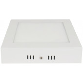 Nadometna LED svetilka, kvadratna, bela 220-240 VAC; 12 W; 800 lm; 170×170×35mm, 4000K; IP40, EEI=G
