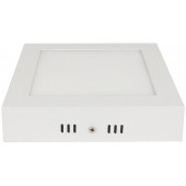 Nadometna LED svetilka, kvadratna, bela 220-240 VAC; 18 W; 1200 lm; 225×225×35mm, 4000K; IP40, EEI=G
