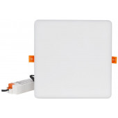 Vgradna LED svetilka-zaščitena, oglata 230 VAC, 20 W, 4000 K, 1645 lm, IP66, EEI=F