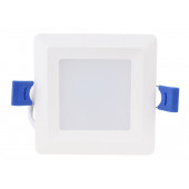 Vgradni LED panel s čipom SAMSUNG 230 VAC; 3W; 240 lm; D=86×86 mm, 4000 K; IP20, EEI=G