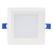 Vgradni LED panel s čipom SAMSUNG 230 VAC; 6W; 480lm; D=120×120 mm, 4000 K; IP20, EEI=G
