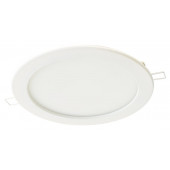 Vgradna LED svetilka, okrogla, bela, downlight 230 VAC, 18 W, 4.000 K, 1450 lm, IP44, EEI = A