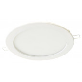 Vgradna LED svetilka, okrogla, bela, downlight 230 VAC, 6 W, 4.000 K, 390 lm, IP44, EEI=G