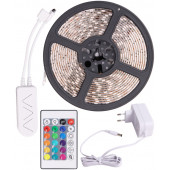 Set LED traku, za zunanje prostore SMD5050; 30 LED/m; 7,2 W/m; W=10 mm; RGB; IP65