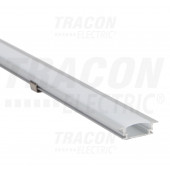 Aluminijasti profil za LED trakove, ploščat, podometna mont. W=10mm