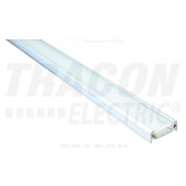 Aluminijasti profil za trakove LED, ploski, W=10 mm