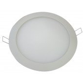 Vgradno LED svetilo, belo, downlight 220-240 VAC; 18 W; 1300 lm; D=225 mm, 2700 K; IP40, EEI=F