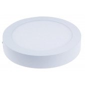 Nadometna LED svetilka, okrogla, bela, downlight 85-265 VAC; 18 W; 1200 lm; D = 220 mm, 2700 K; IP40, EEI=G