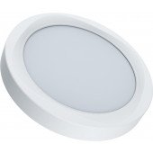 Nadometni LED panel, okrogli, beli, s čipom SAMSUNG 230 VAC; 18W; 1440lm; D=225×225 mm, 4000 K; IP20, EEI=G
