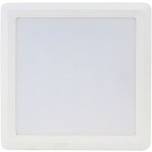 Nadometna LED svetilka, kvadratna, bela, s čipom SAMSUNG 230 VAC; 6W; 480lm; D=120×120 mm, 4000 K; IP20, EEI=G