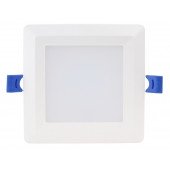 Vgradni LED panel s čipom SAMSUNG 230 VAC; 6W; 480lm; D=120×120 mm, 4000 K; IP20, EEI=G