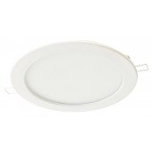 Vgradna LED svetilka, okrogla, bela, downlight 230 VAC, 12 W, 4.000 K, 840 lm, IP44, EEI=G