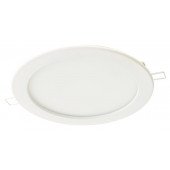 Vgradna LED svetilka, okrogla, bela, downlight 230 VAC, 18 W, 4.000 K, 1450 lm, IP44, EEI=G