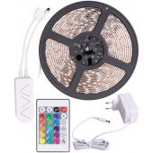 Set LED traku, za zunanje prostore SMD5050; 30 LED/m; 7,2 W/m; W=10 mm; RGB; IP65