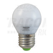 LED žarnica v obliki krogle 230 VAC, 5 W, 4000 K, E27, 370 lm, 250°, G45, EEI=A+