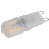 LED žarnica z ohišjem iz umetne mase 230 VAC, 2,5 W,4000 K,G9,180 lm, 270°, EEI=A+