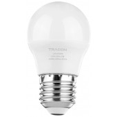 LED žarnica, bučka s čipom SAMSUNG 230V, 50Hz, 5W, 3000K, E27, 380lm, 180°, G45, EEI=F