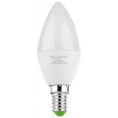 LED žarnica, oblika sveče, mlečno steklo 230 V, 50 Hz, 5 W, 4000 K, E14, 380 lm, 250°