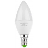LED žarnica v obliki sveče, mlečno steklo 230VAC, 5 W, 2700 K, E14, 370 lm, 250°