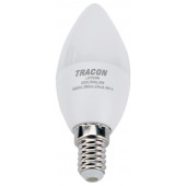 LED žarnica, sveča s čipom SAMSUNG 230V, 50Hz, 5W, 4000K, E14, 400lm, 180°, C37, EEI=F