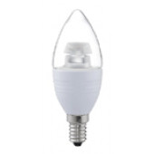LED žarnica v obliki sveče, prozorno steklo 230 VAC, 5 W, 2700 K, E14, 300 lm, 250°