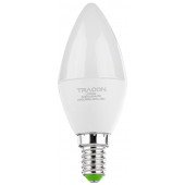 LED žarnica v obliki sveče, mlečno steklo 230VAC, 5 W, 2700 K, E14, 370 lm, 250°