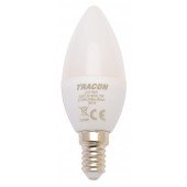 LED žarnica, oblika sveče, mlečno steklo 230 V, 50 Hz, 7 W, 4000 K, E14, 500 lm, 250°