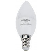 LED žarnica, sveča s čipom SAMSUNG 230V, 50Hz, 7W, 4000K, E14, 560lm, 180°, C37, EEI=F