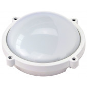 Ladijska LED svetilka-plastična, okrogla, zaščitena 230 VAC, 50 Hz, 8 W, 640 lm, 4000 K, IP65,EEI=F