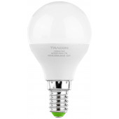 LED žarnica okrogla oblika 230 V, 50 Hz, E14, 7 W, 500 lm, 4000 K, EEI=F