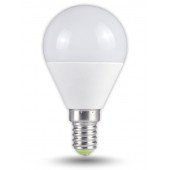 LED žarnica v obliki krogle 230 VAC, 5 W, 2700 K, E14, 370 lm, 250°