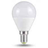 LED žarnica okrogla oblika 230 V, 50 Hz, E14, 7 W, 500 lm, 2700 K, EEI=F