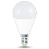 LED žarnica okrogla oblika 230 V, 50 Hz, E14, 8 W, 570 lm, 4000 K, EEI=F