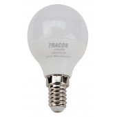 LED žarnica, bučka s čipom SAMSUNG 230V, 50Hz, 5W, 4000K, E14, 400 lm, 180°, G45, EEI=F