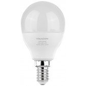 LED žarnica, bučka s čipom SAMSUNG 230V, 50Hz, 8W, 4000K, E14, 600 lm, 180°, G45, EEI=F