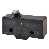 Pozicijsko stikalo, kratko stožčasto, odbojno 1×CO, 15A/250V AC, IP00