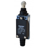 Pozicijsko stikalo, z odbojnikom in koleščkom 1xNO+1xNC, 5A/250V AC, IP54