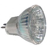 LED žarnica, MR16, 12V 1,2 W 18LED, rumena, G5.5