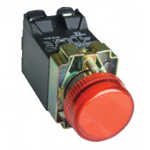 Signalna svetilka, rdeča, glim/transf., 3A/400V AC, IP42, NYGI6