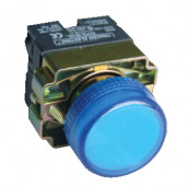 Signalna svetilka, modra, glim, 3A/400V AC, IP42, NYGI230
