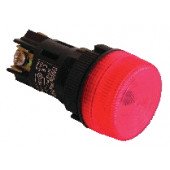 Signalna svetilka, rdeča, 0,4A/250V AC, d=22mm, IP42