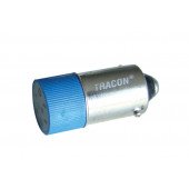 LED signalna žarnica, Ba9s 24V, AC/DC modra